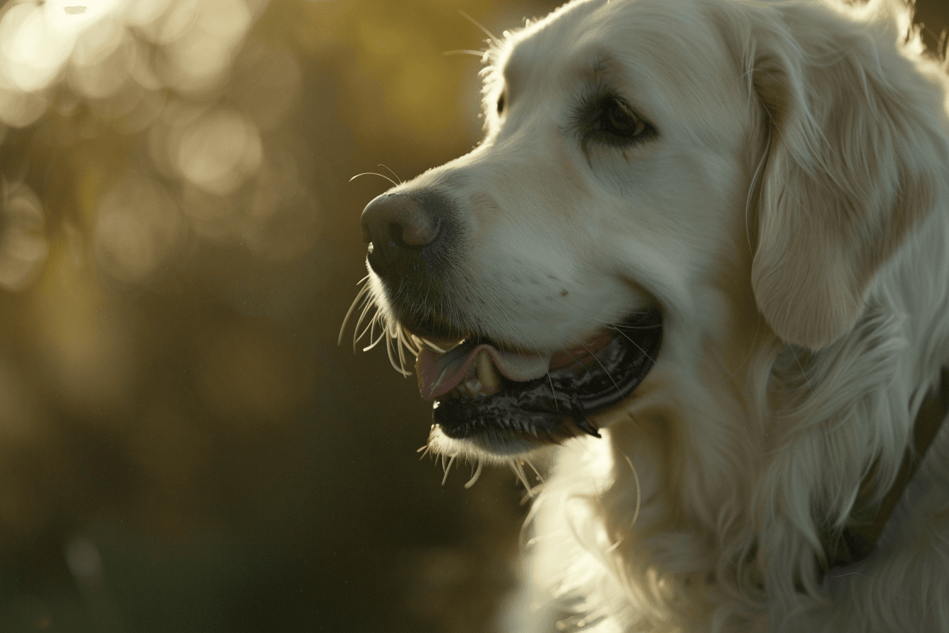 Golden Retriever puppy portrait